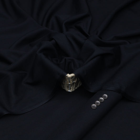 Premium Fabric Jet Black Wash&Wear
